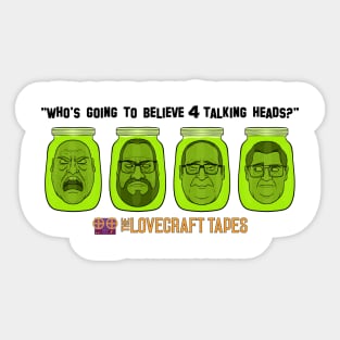 4 Talking Heads Sticker